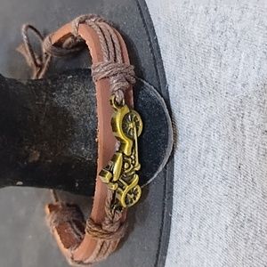 Harley Davidson Leather Bracelet
